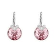 thumbnail image 1 of Swarovski Bella Rhodium Plated V Drop Earrings, 1 of 5