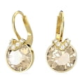 thumbnail image 1 of Swarovski Bella V drop earrings Round cut, Gold tone, Gold-tone plated 5662093, 1 of 4