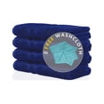 thumbnail image 1 of Bella Vista Bath Towels 4 Pc Set With Free 6 Washcloths- Plush, Soft and Absorbent, Pack of 4 Towels- 27 x 54 Inches- Virgin Ring Spun Cotton. By Cotton Homes(Set Of 4 Piece Bath Towels, Navy Blue), 1 of 9