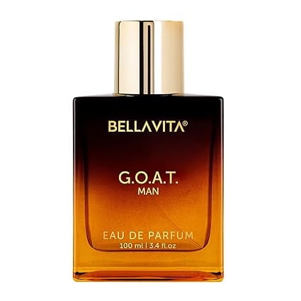 Bella Vita Luxury G.O.A.T Long Lasting Perfume for Man | Eau De Parfum 100ml | Bergamot, Patchouli & Vetiver