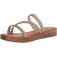 thumbnail image 1 of Bella Vita Mens Ona-Italy Sparkle Slide Flat Sandal 5.5 Gold Metallic, 1 of 8