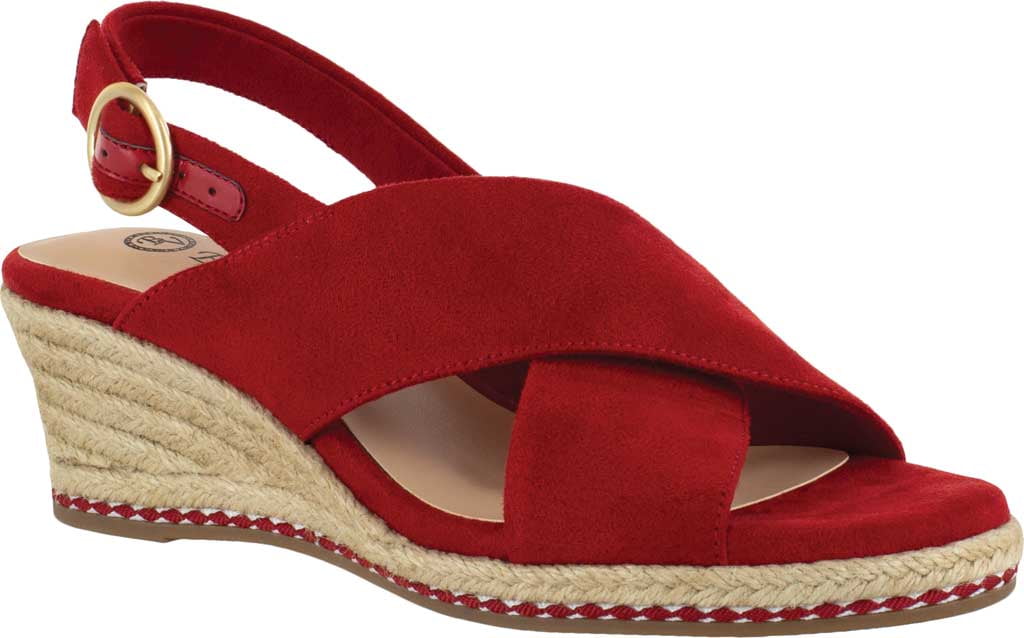 Bella Vita Nadette II Espadrille Wedge Sling Back Sandals (Women) -  Walmart.com