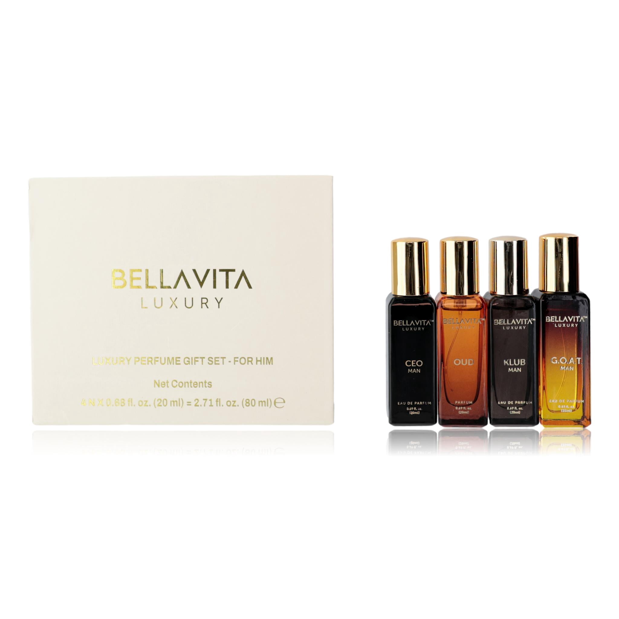 BELLAVITA Luxury Perfume Gift Set for Men, Mens Cologne Gift Sets