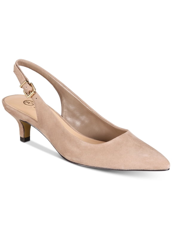 Scarlett Slingback Pumps On Kitten Heel (Women)