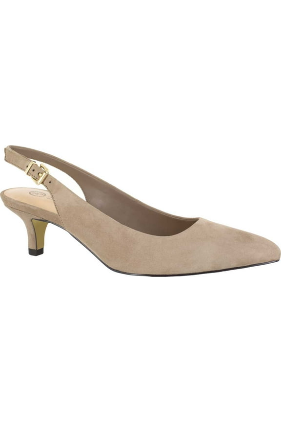Scarlett Slingback Pumps On Kitten Heel (Women)