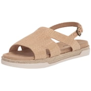 Bella Vita Womens Kato Platform Sandal, Natural Woven, 8 Narrow