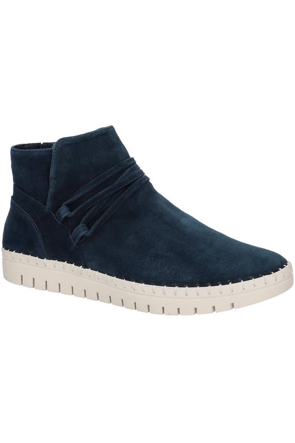 Women's Navy Suede Falynn Booties