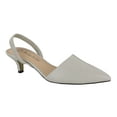 thumbnail image 1 of Bella Vita Women's Slingback Dress Heel, Pointy Toe Natural Snake, Size 5, 1 of 7
