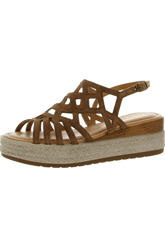 Womens Ankle Strap Wedge Espadrilles