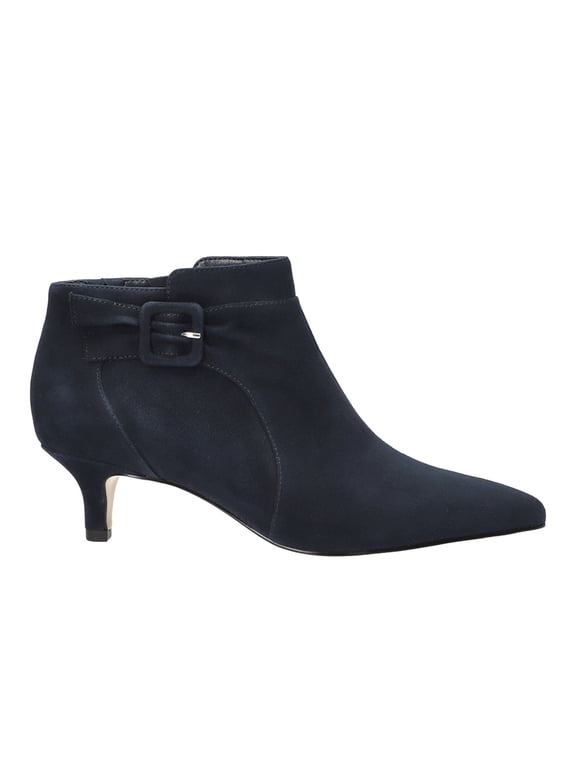 Womens Bindi Pointed Toe Zippered Ankle Boots