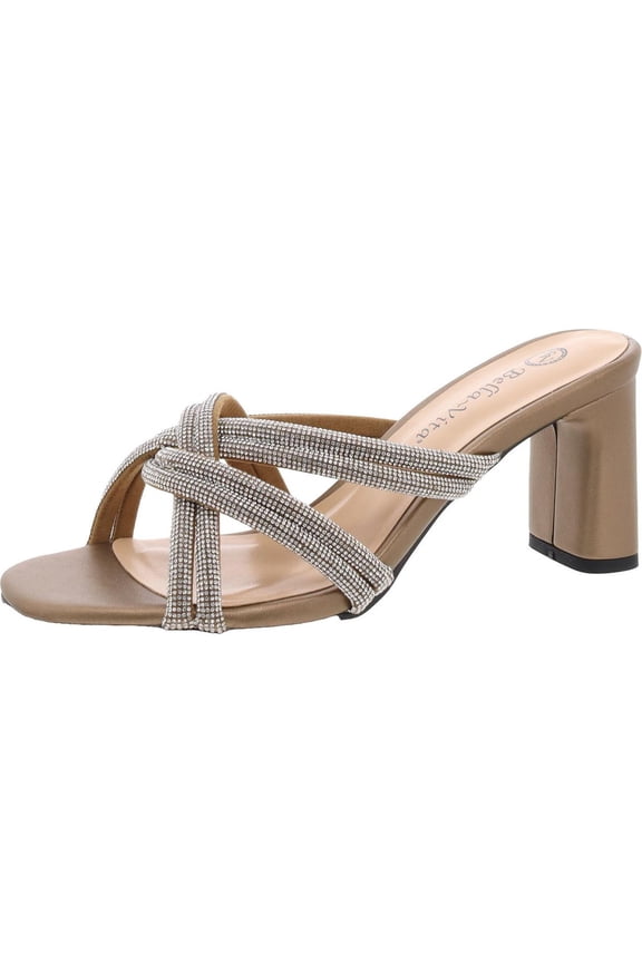 Womens Carmen Faux Leather Heels