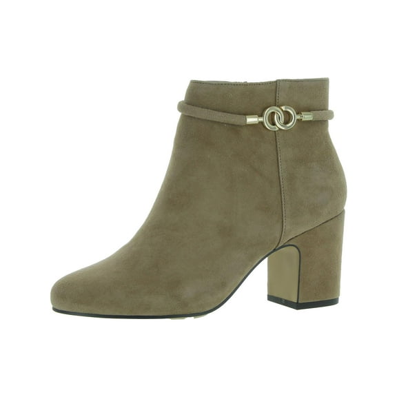 Bella Vita Womens Diaz Padded Insole Suede Ankle Boots