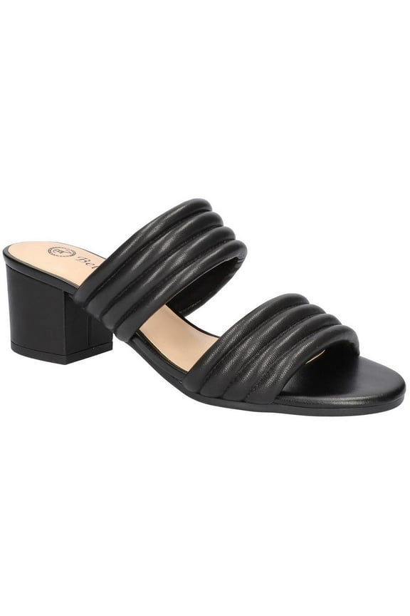 Womens Georgette  Mules Leather Heels