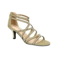 thumbnail image 1 of Bella Vita Womens Karlette Strappy Glitter Gladiator Sandals, 1 of 3