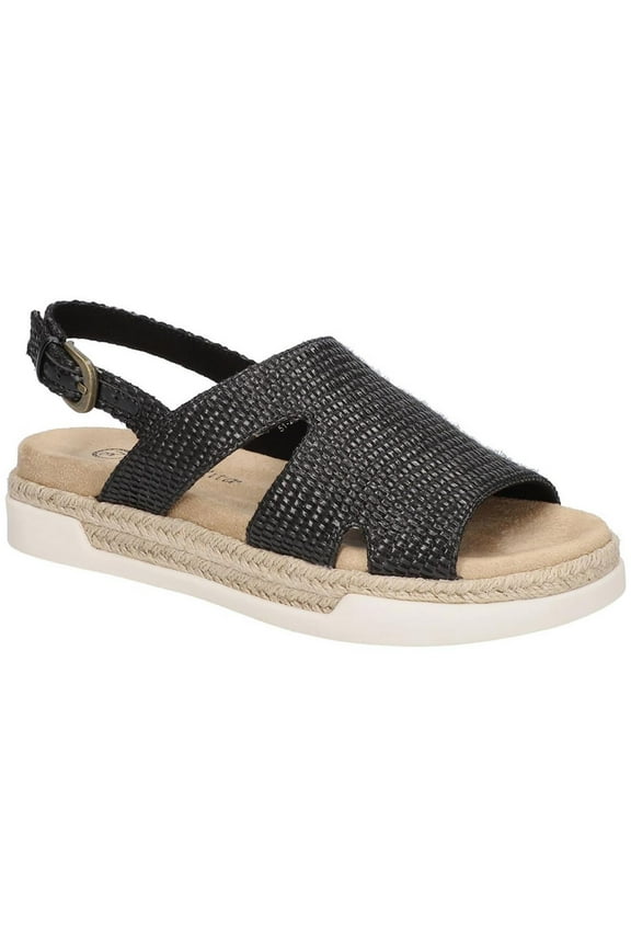 Womens Kato Woven Open Toe Slingback Sandals