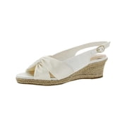 Bella Vita Womens Kimora Slingback Open Toe Wedge Sandals