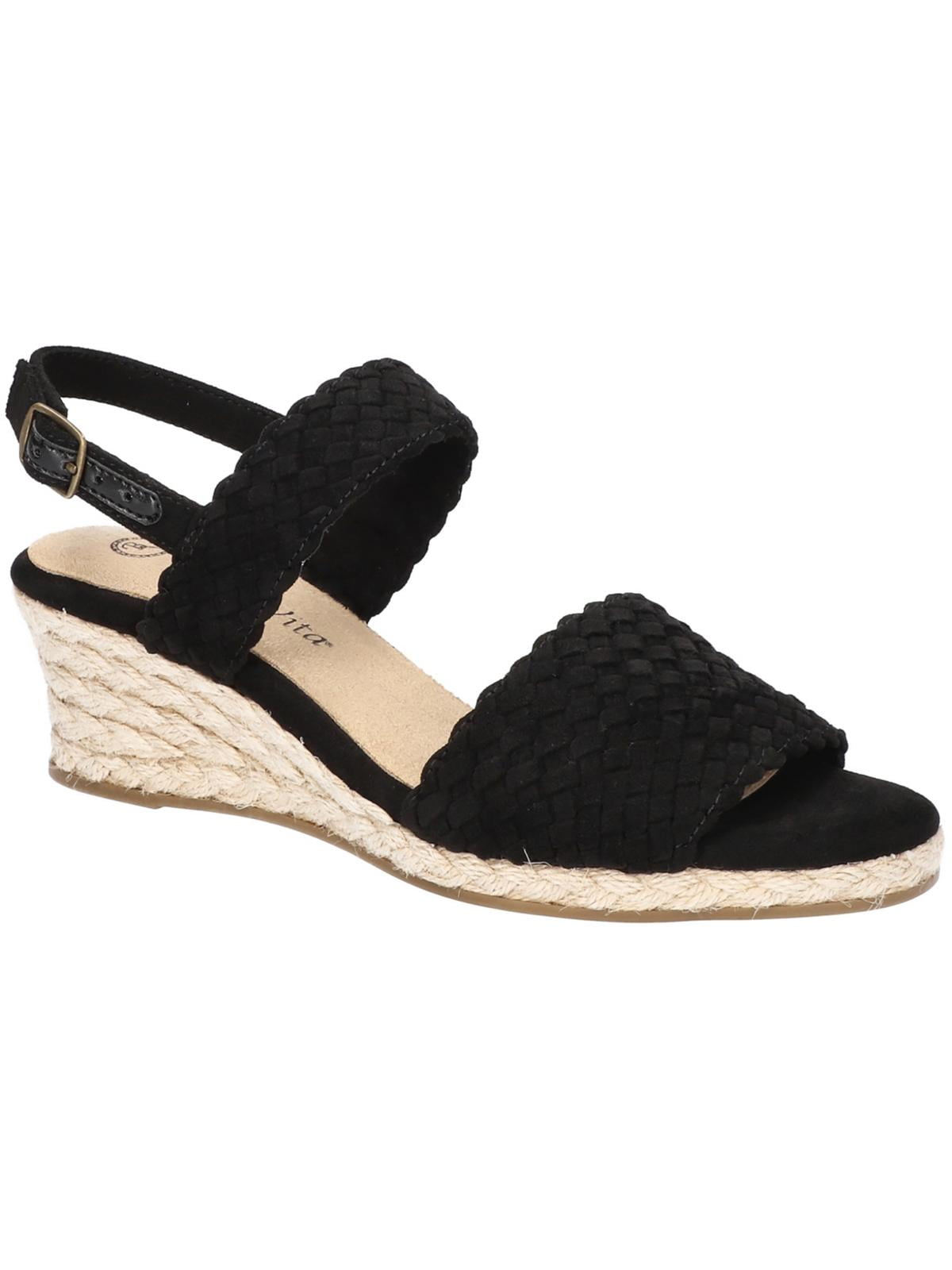 Bella Vita Womens MARIELLA Faux Suede Wedge Sandals