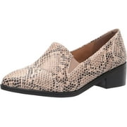 Bella Vita Womens Ohara Loafer 10 Natural Snake