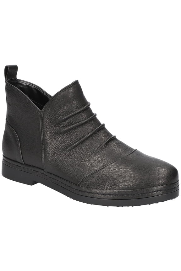 Womens RAQUEL Leather Block Heel Shooties