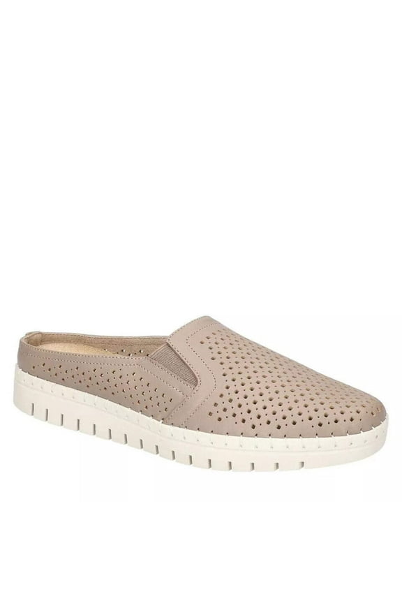 Womens Refresh Laser Cut Leather Mules