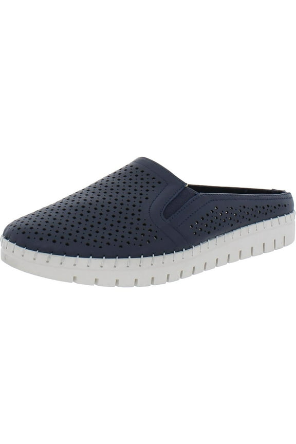 Womens Refresh Perforated Leather Mules