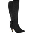 thumbnail image 1 of Bella Vita Womens Troy Faux Suede Almond Toe Knee-High Boots, 1 of 3