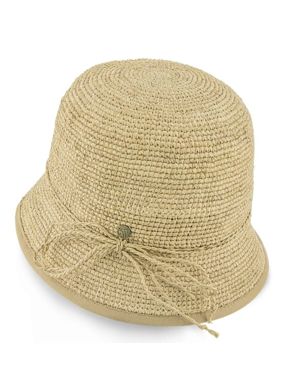 Bella - Walrus Hats Raffia Cloche Hat - H7015