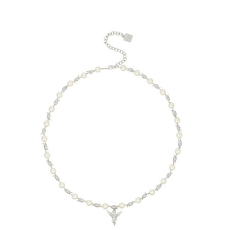 Bella by Thorne Cherub Pearl Adult Necklace, Silver