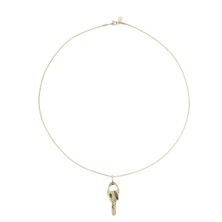 Bella by Thorne Croc Clip Adult Necklace, Gold