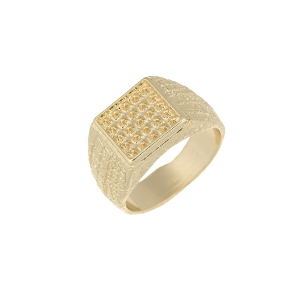 Bella by Thorne Crusher Adult Ring, Gold- 7, (Unisex)