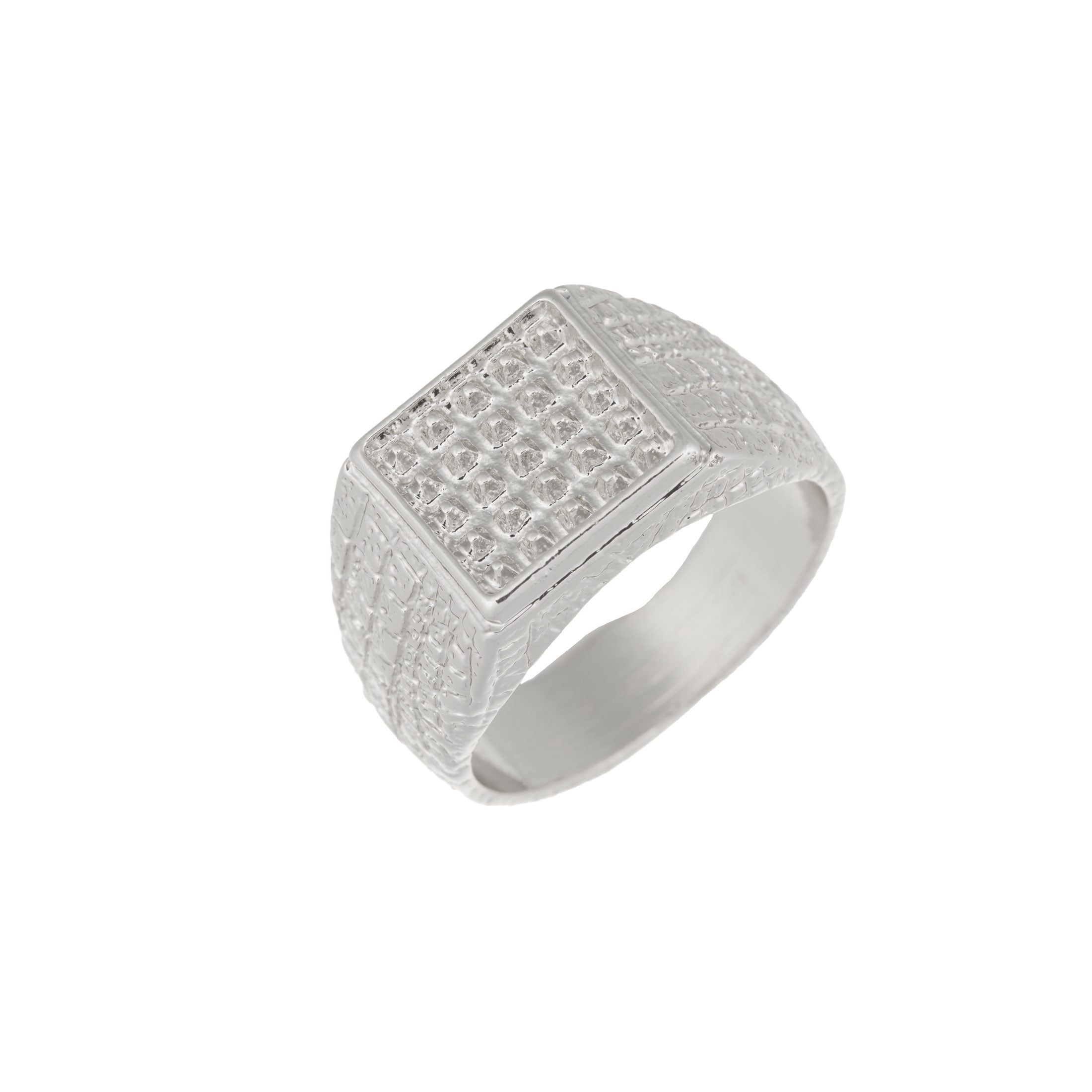 Bella by Thorne Crusher Adult Ring, Silver- 8, (Unisex)