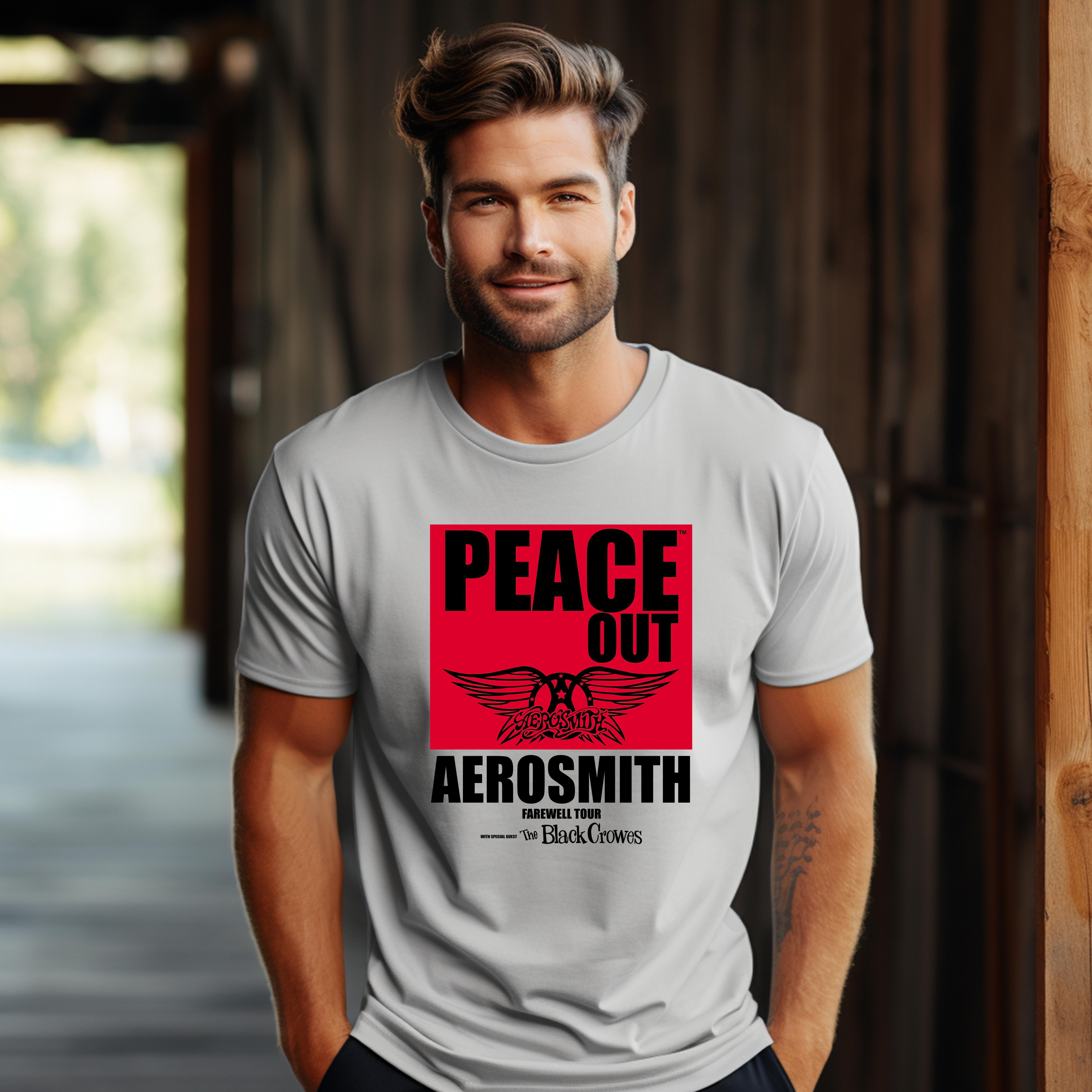 Bella canvas 3001 ,Aerosmith Peace Out Farewell Tour 20242025 Unisex t