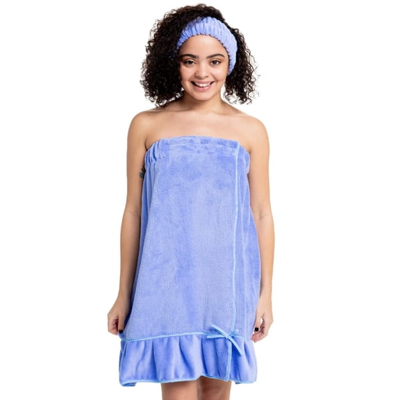 Bella il Fiore Spa Wrap (Periwinkle, Small/Medium)
