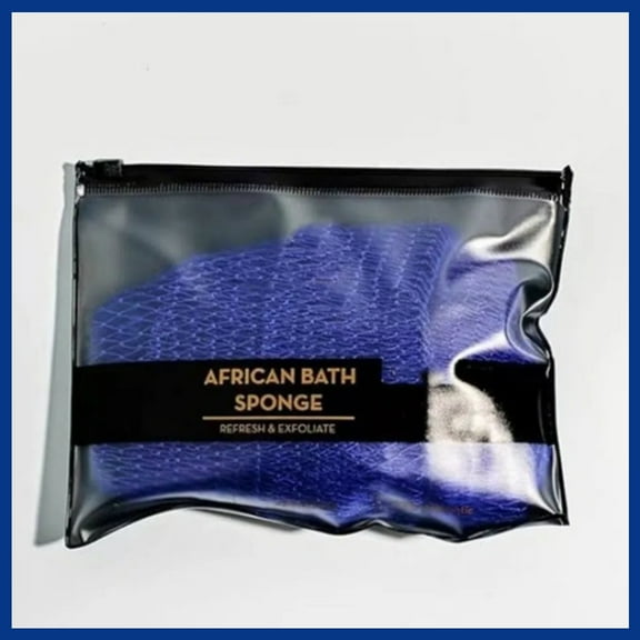 Bella_nomi African Net Sponge - Authentic African Net Sponge from Nigeria African Exfoliating Net Sponge for SENSITIVE SKIN Bath (37.5 inch Long)