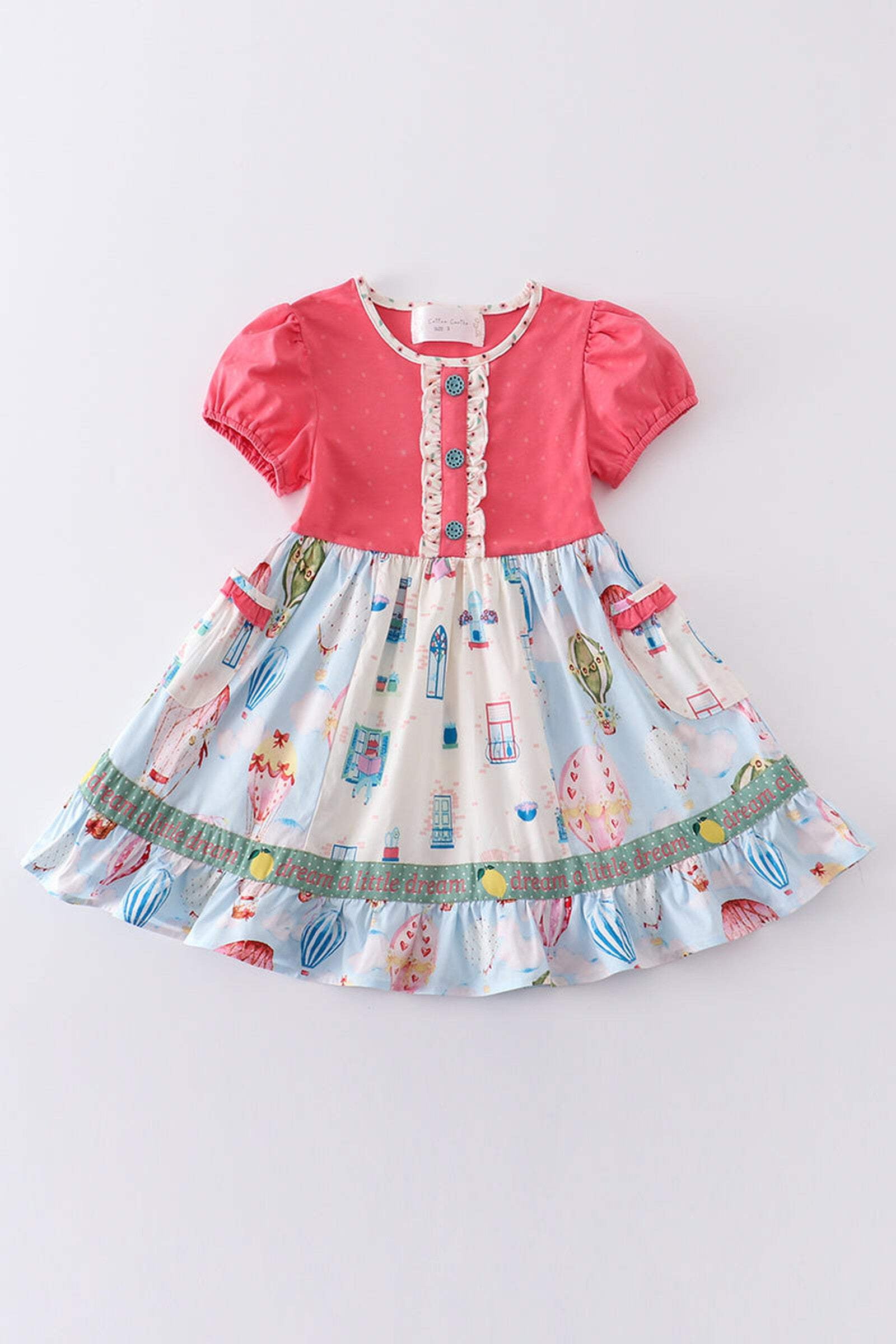 Nettie Balloon Sleeve Puffy Mini Dress main image 1