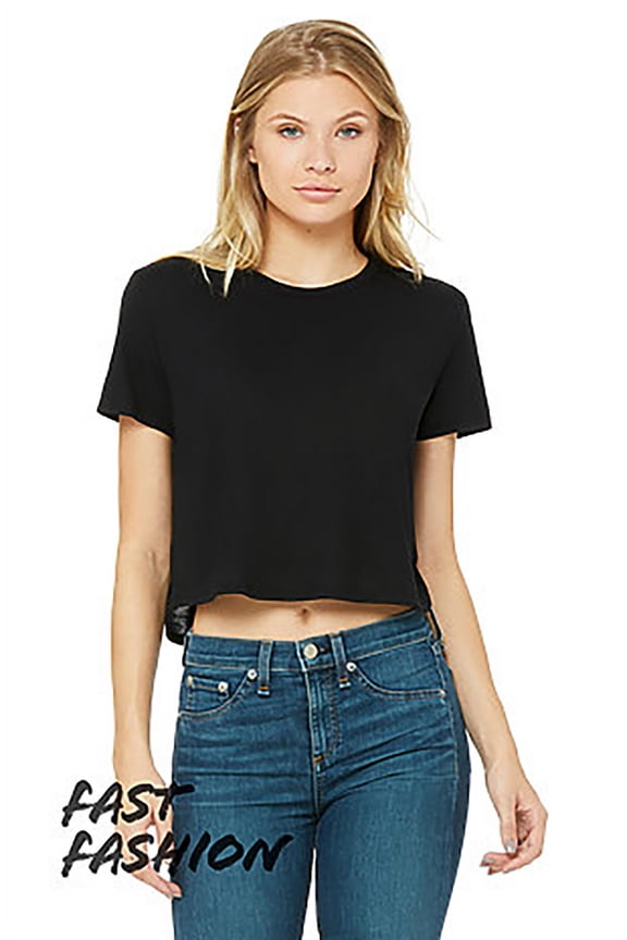 BellaCanvas Women's Flowy Cropped Tee