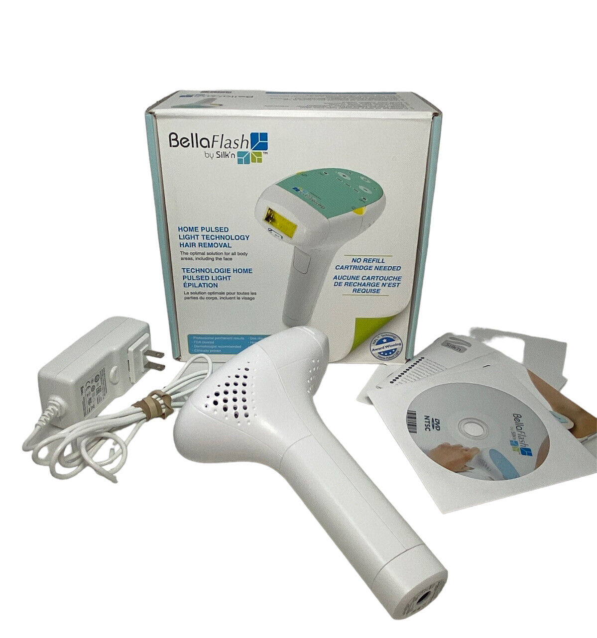 BellaFlash by Silk'n Home Light Technology Hair Removal System