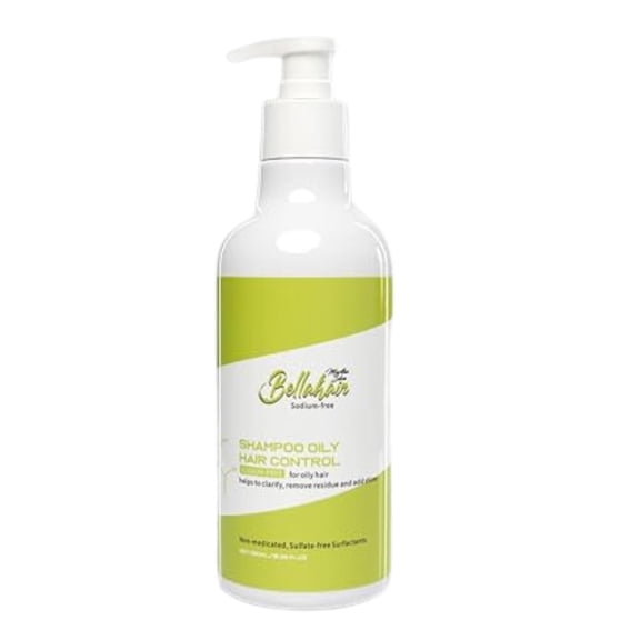 BellaHair | Deep Cleanse Detox Shampoo for Oily Hair Intensive Oil Control & Scalp Revitalizer with Essential Oils - Deep Cleansing for Greasy Hair and Scalp