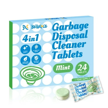 BellaLuce Garbage Disposal Cleaner Tablets, 24 Count