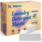 BellaLuce Laundry Detergent Sheets – 240 Loads Midnight Tuberose Relaxing Scent, Washer Sheets for Home, Dorm & Apartment