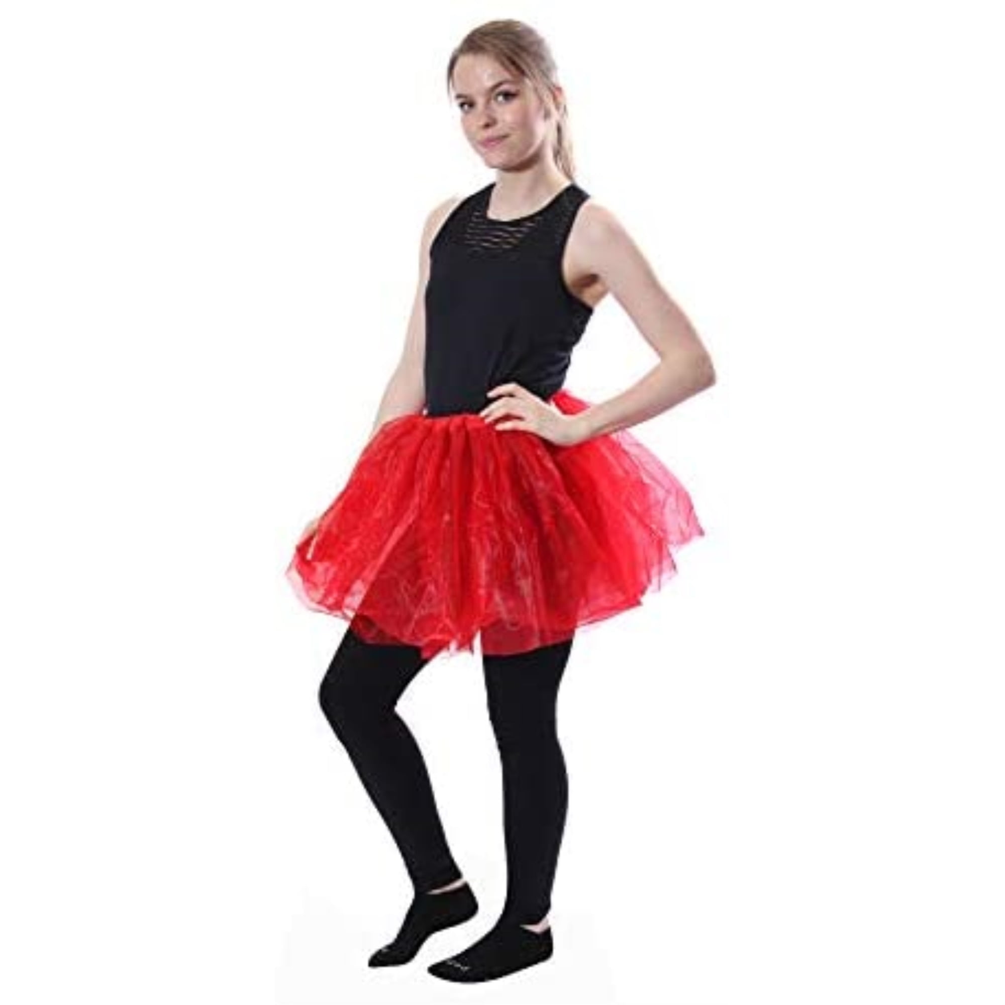 Red tutu hotsell leggings