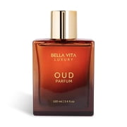 BellaVita Luxury OUD Unisex Perfume For Men & Women | Notes of Caramel, Carnation, Oudh, Vanilla, Cedarwood | Long Lasting Fragrance, Woody & Oriental Parfum, 100 ml