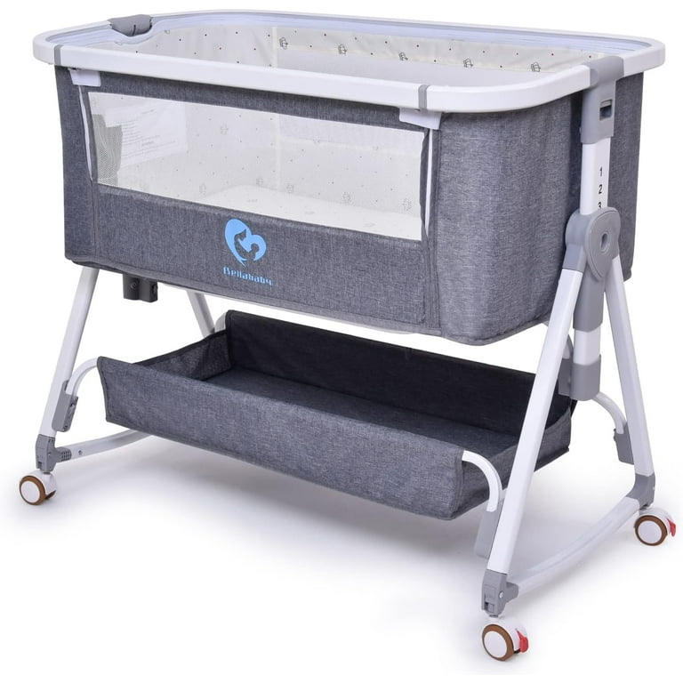 Babymika foldable cheap bedside crib