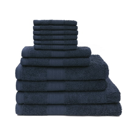 Bellados 100% Ring-spun Cotton Luxury 12-Piece Towel Set Collection with Bath Sheets