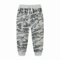 thumbnail image 1 of Bellafa 100% Cotton Toddler Boys Casual Long Pants Little Boys Drawstring Elastic Sweatpants Cartoon Camouflage Active Joggers For 2-7T Kids, 1 of 7