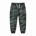 thumbnail image 1 of Bellafa 100% Cotton Toddler Boys Casual Long Pants Little Boys Drawstring Elastic Sweatpants Cartoon Camouflage Active Joggers For 2-7T Kids, 1 of 7
