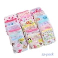 thumbnail image 1 of Bellafa 12-Pack Little Girls' Underwear Briefs 100% Cotton Baby Girl Soft Undies 3-12T Toddler Kids Flower Panties-Random Color, 1 of 11