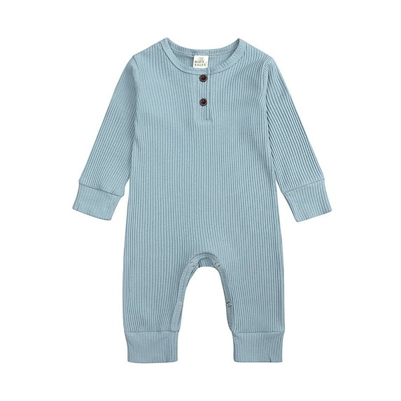 Bellafa Baby Boys Girls Footed Pajamas Cotton Long Sleeve Snap-up Romper Jumpsuit Sleep and Play One-Piece