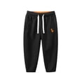 thumbnail image 1 of Bellafa Kids Toddler Boys Cotton Fall Sweatpants Cartoon Dinosaur Jogger Pants Casual Elastic Lounging Trousers With Zipper Pocket 7T, 1 of 3