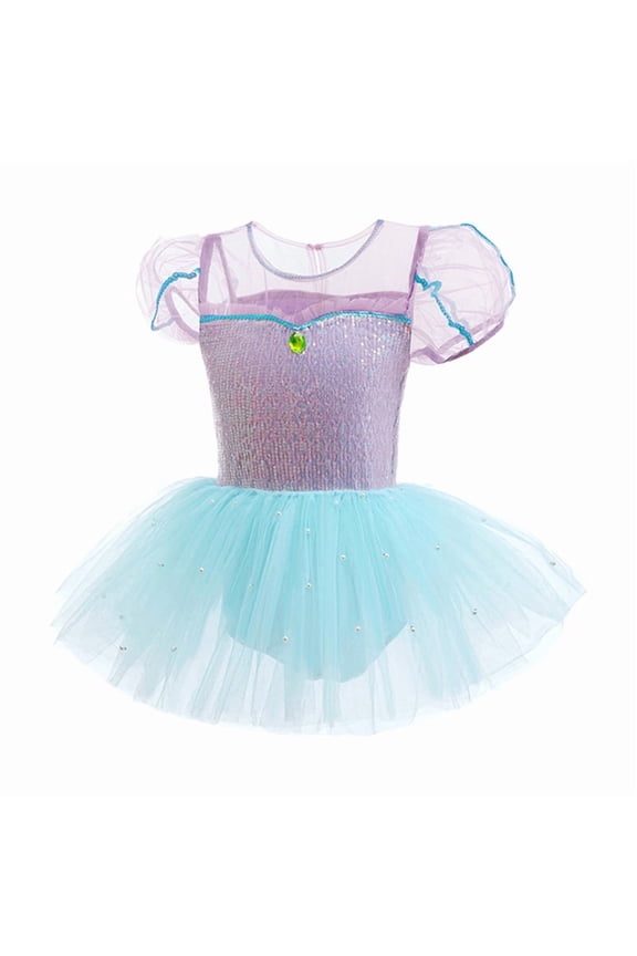 Princess Leotards for Girls Ballet Dance Tutu Skirted Ballerina Dress Birthday Party Wedding Christmas Fancy Dresses